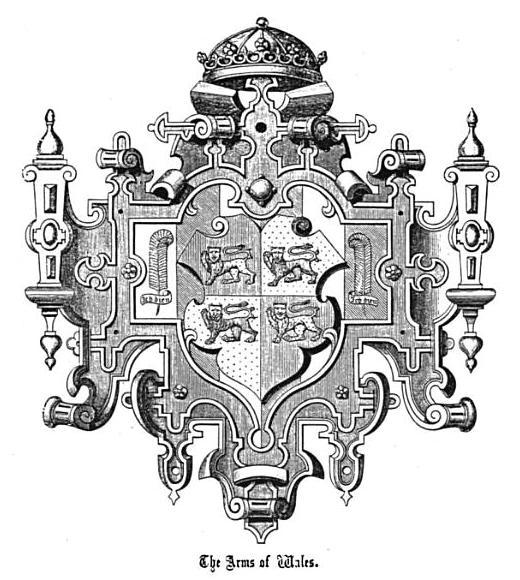 Arms_of_Wales - with possibly Llewelyn's coronet on top