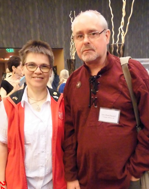 With Ian Churchward (photo)