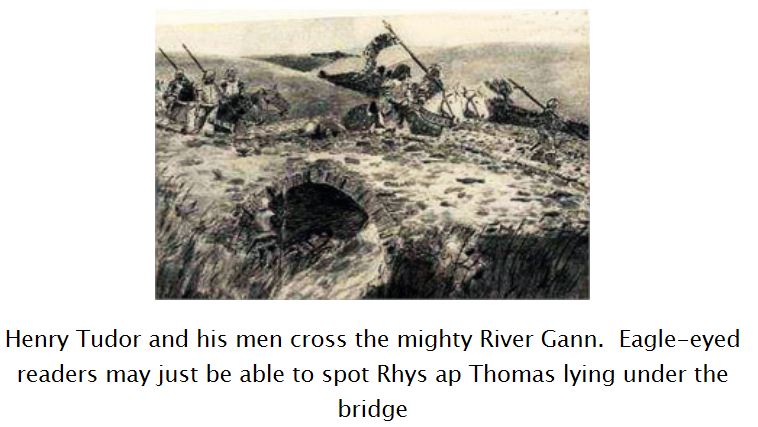 Rhys ap Thomas under the bridge