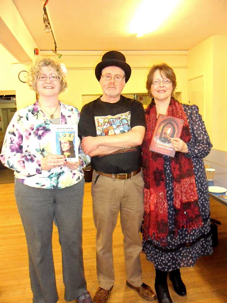 Pic of Ian Churchward with Joanne Larner and Kathy Martin