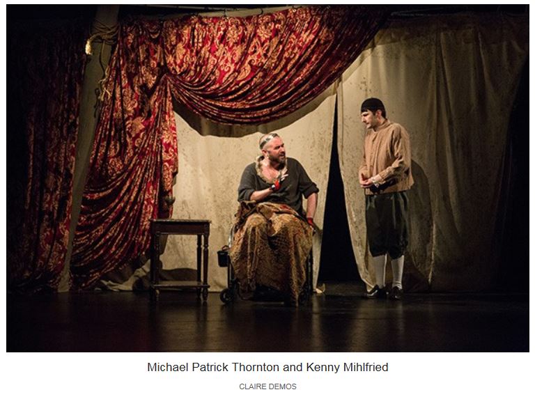 Shakespeare's Richard in a wheelchair....