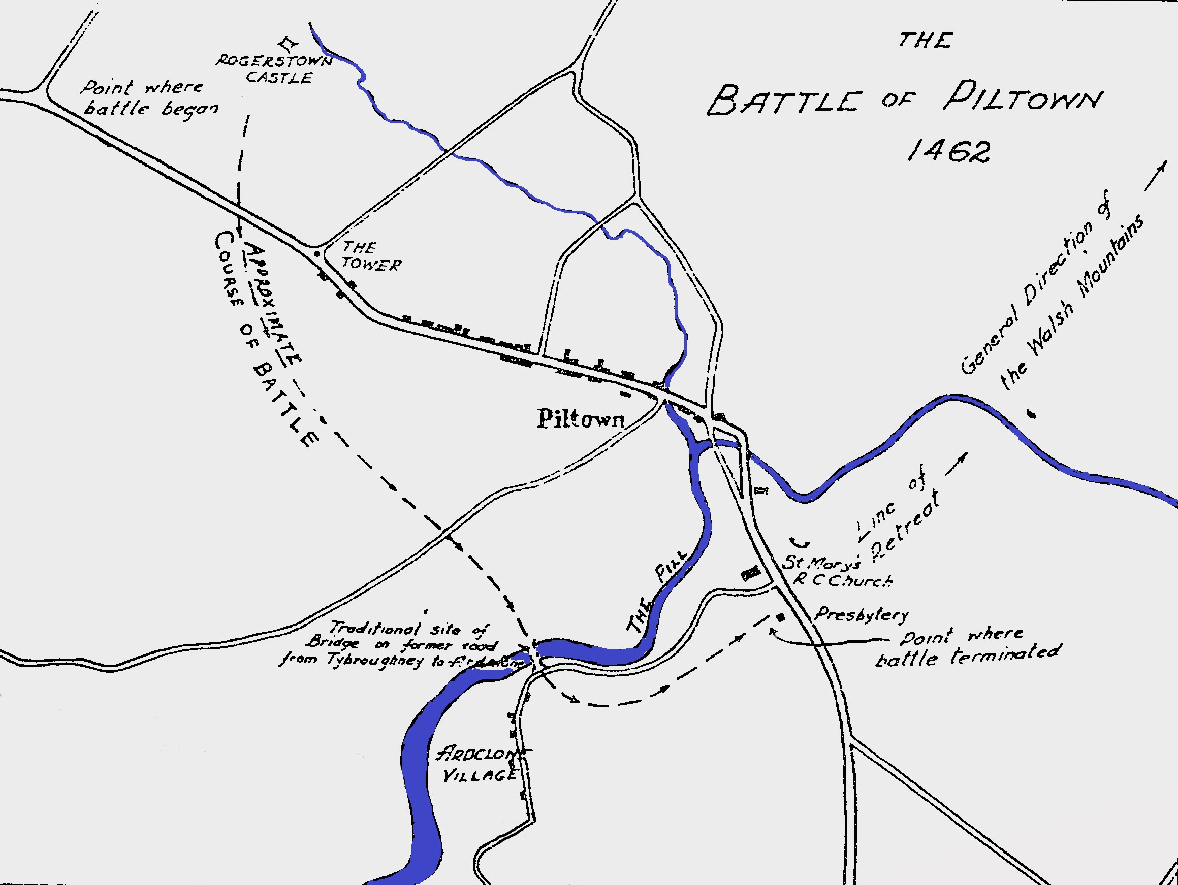 Butler, Piltown Map
