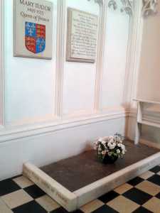 Pic of Mary Tudor's tomb