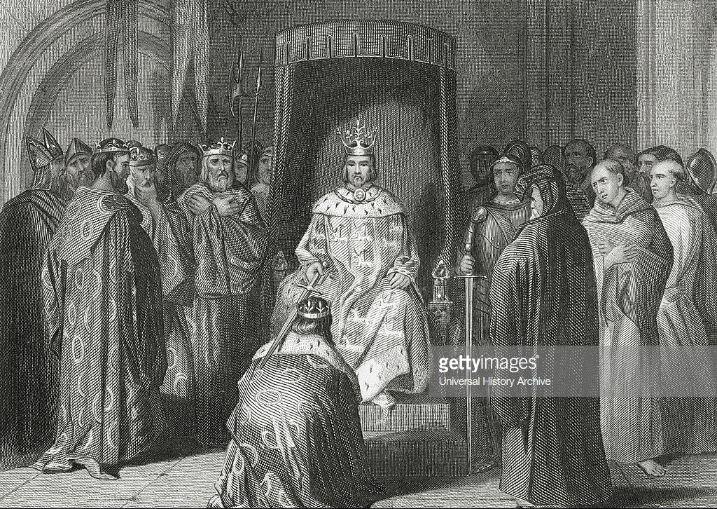 Dublin - Richard II knighting the Irish kings - 1394