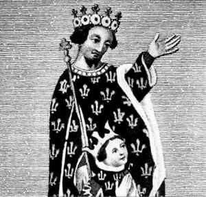 Black Prince and his son, the future Richard II - Getty Images