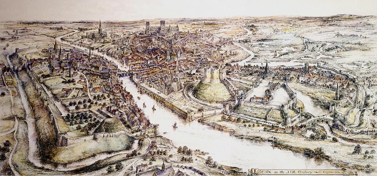 Edwin Ridsdale Tate - Medieval York