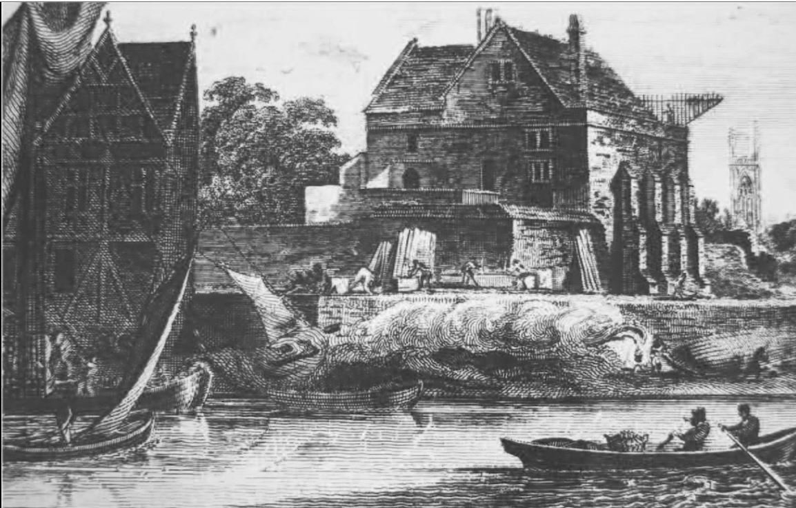 Gloucester castle keep still in use as gaol in 18th century