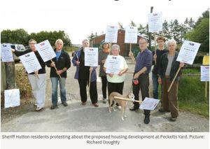 Sheriff Hutton protest