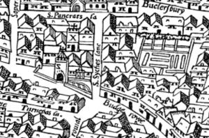 St Syches Lane - AGAS map.