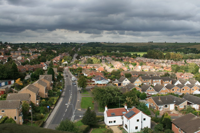 view from gedling church