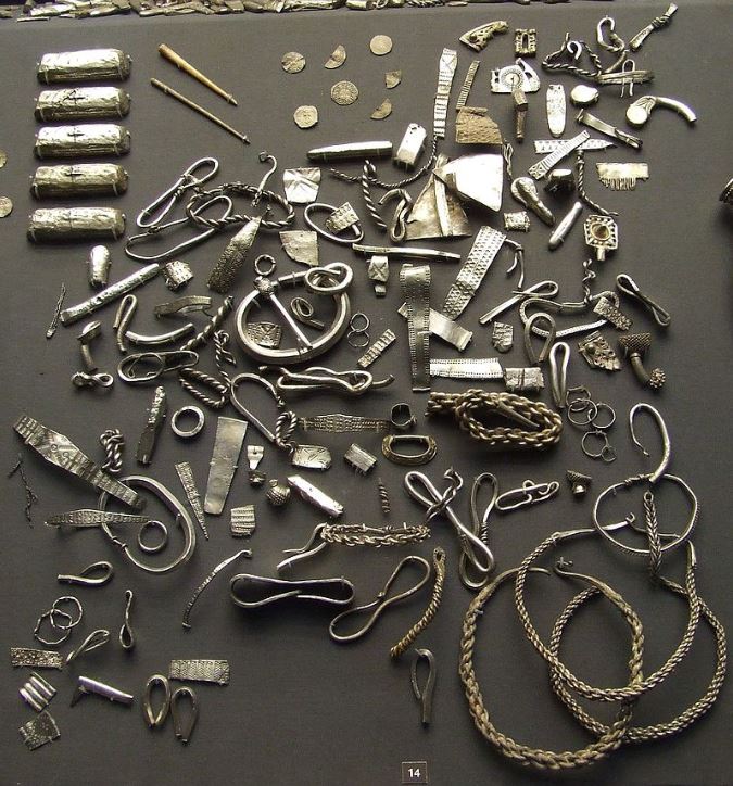 Cuerdale Hoard - a selection of what was found