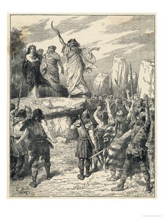 Duids cursing the Romans