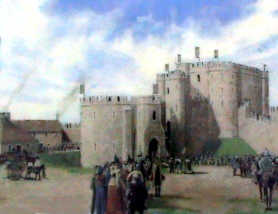 Sandal Castle in about 1300