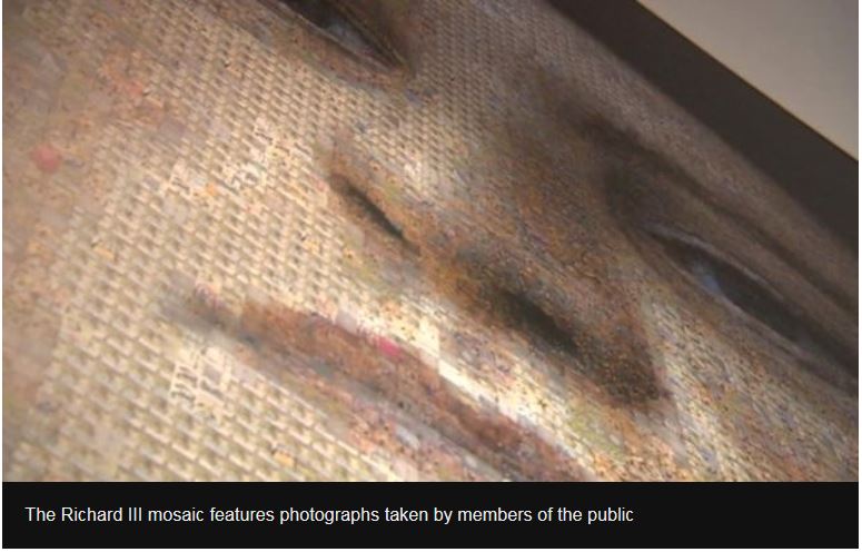 Richard mosaic close-up