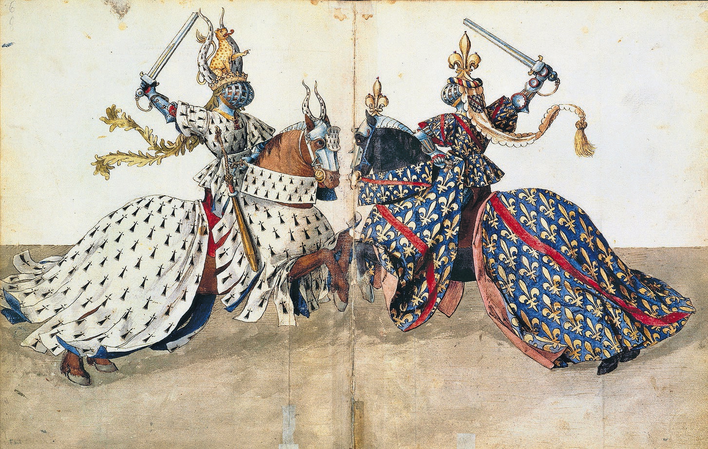 Illustration from the tournament book of King René of Anjou