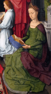 Detail_St_Barbara_Hans_memling,_trittico_di_san_gacomo - may be Margaret of York