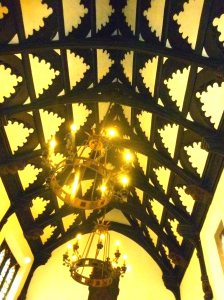 ceiling of Halle's Hall 