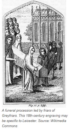 Fascinating details about how Richard may have been lain to rest.....