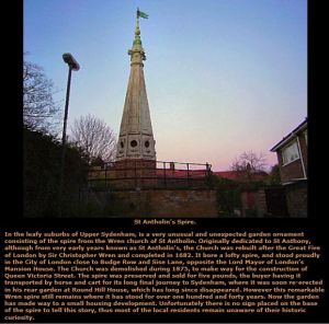 Sise Lane - St Antholin's Spire