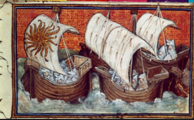 RII embarks for Ireland, 1394