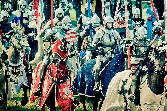 knightly cavalcade